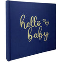 Profile Hello Baby Navy Slip-in 200 Photos 4x6 Slipin Album - Jacobs Digital